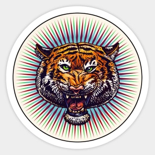 Tiger Graphic Sticker